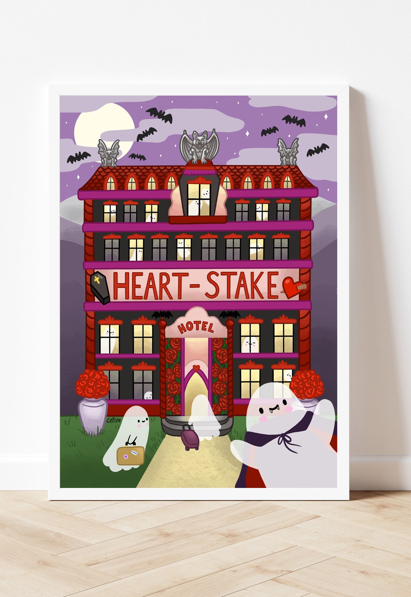 Heart-Stake Hotel Print