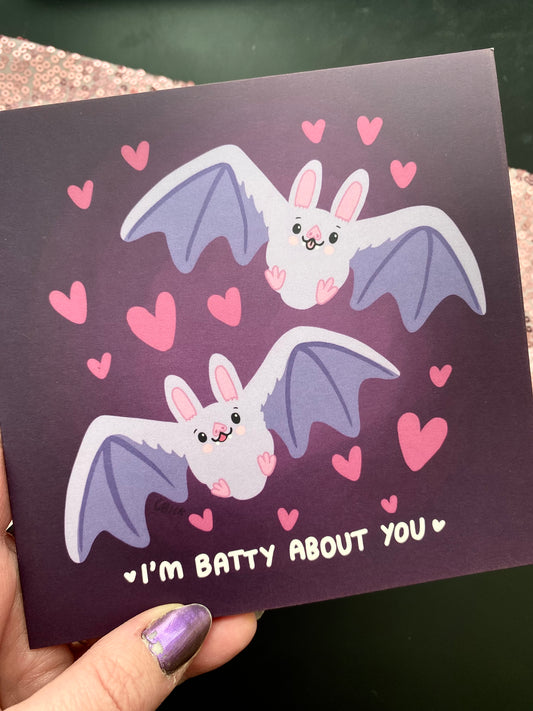 Batty About You card