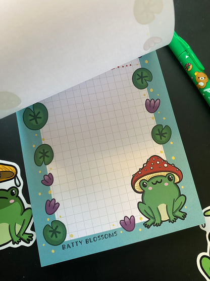 'Don't Froget' frog memo pad