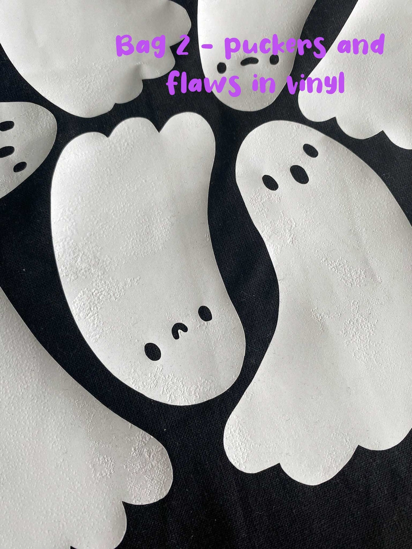 SECONDS Ghostie Gang Glow-in-the-Dark tote bag