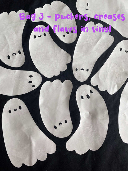 SECONDS Ghostie Gang Glow-in-the-Dark tote bag