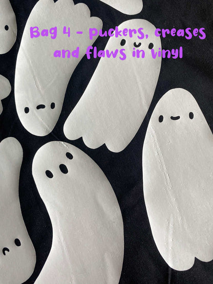 SECONDS Ghostie Gang Glow-in-the-Dark tote bag